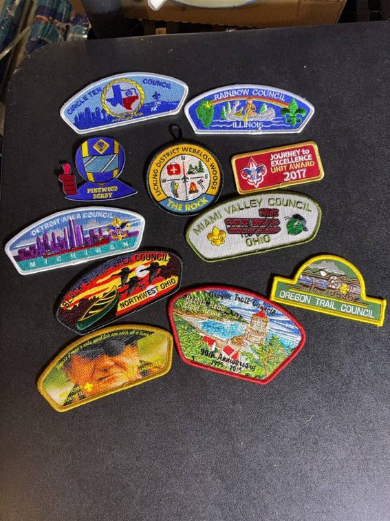10 Boy Scouts of America Patches