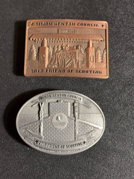 Simon Kenton Council Belt Buckle Lot