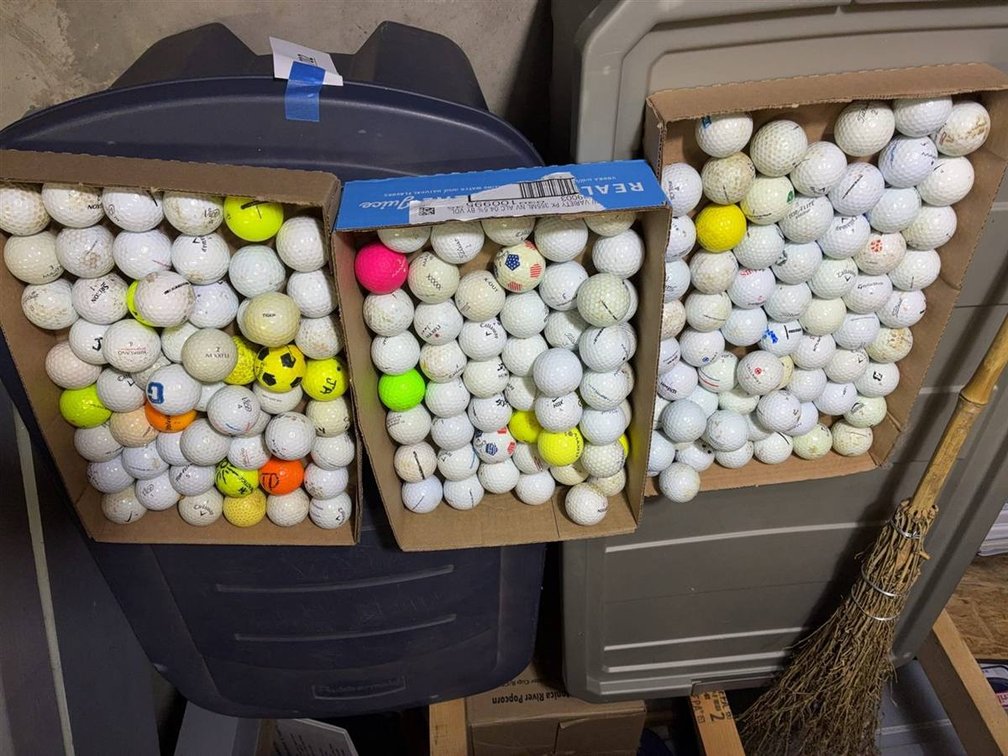 Used Golf Balls Lot, Approx. 150+