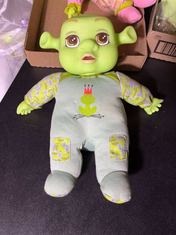 Shrek the Third MGA Baby Shrek Plush Doll 2007