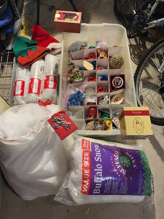 Christmas Decorations Lot With Lenox Ornaments