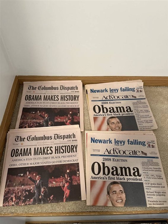 Obama 2008 Election Historic Newspapers Lot