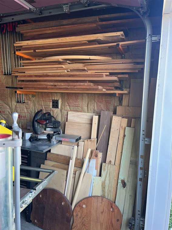 Lumber Lot, Hardwood and Softwood Boards