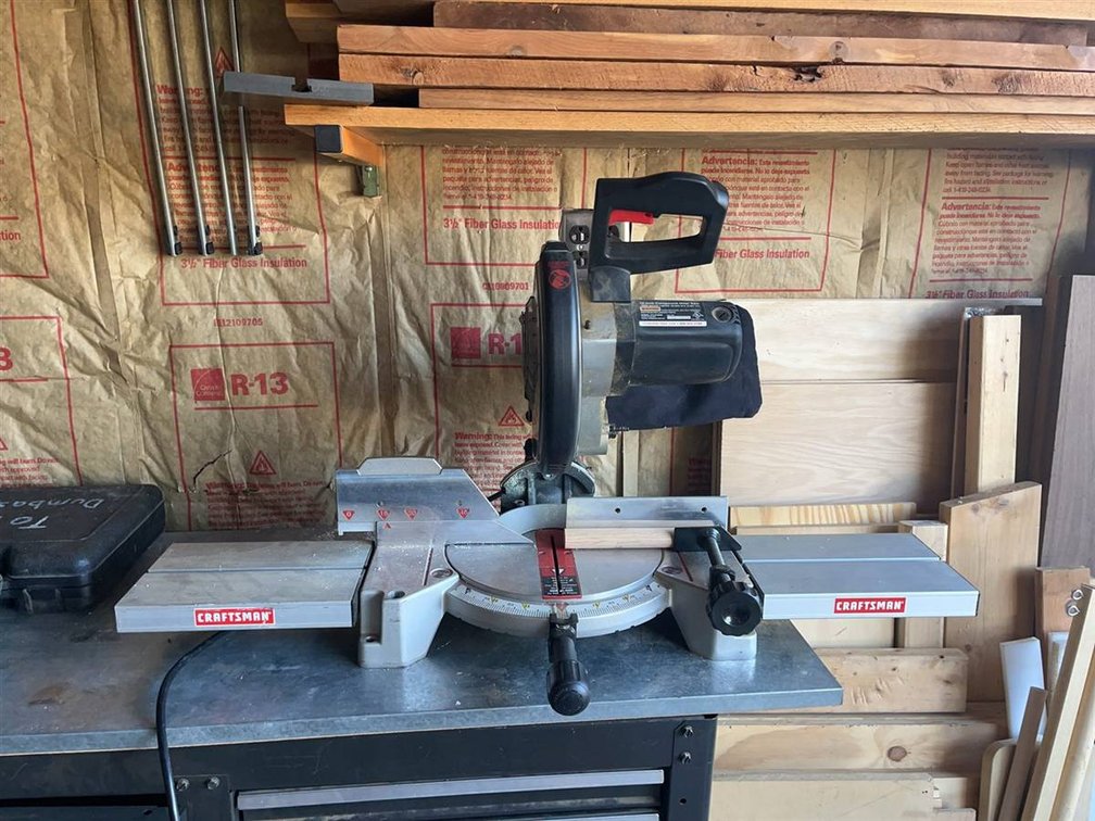 Craftsman 10" Compound Miter Saw, 39" Wide Base