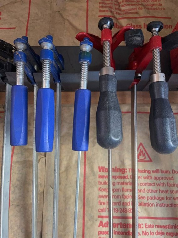 Five Assorted Bar Clamps, Record Sheffield England