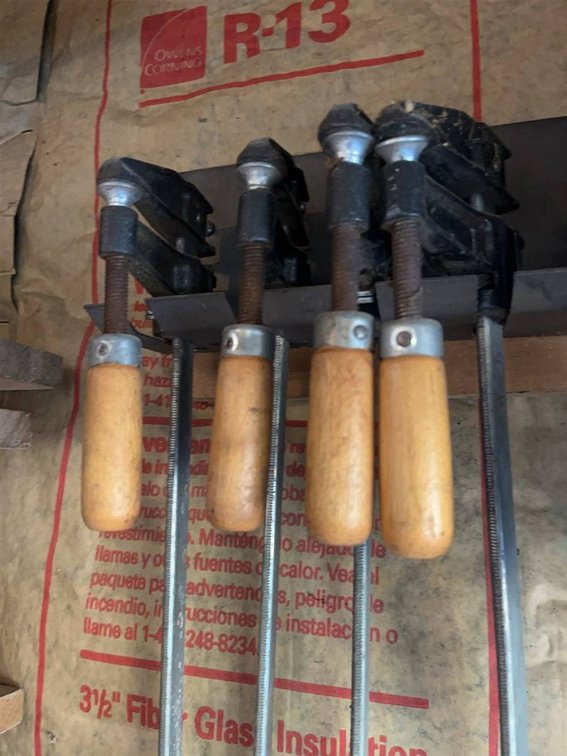 4 Bar Clamps with 37 Inch Length