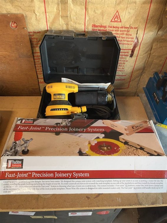 DeWalt Palm Sander & Peachtree Joinery System