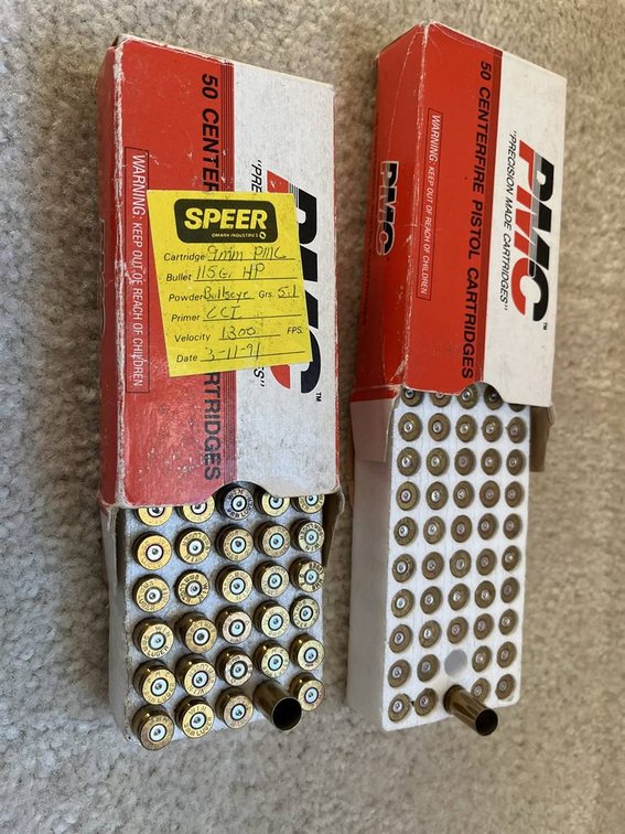 PMC 9mm 115gr JHP Pistol Ammunition 100 Rounds