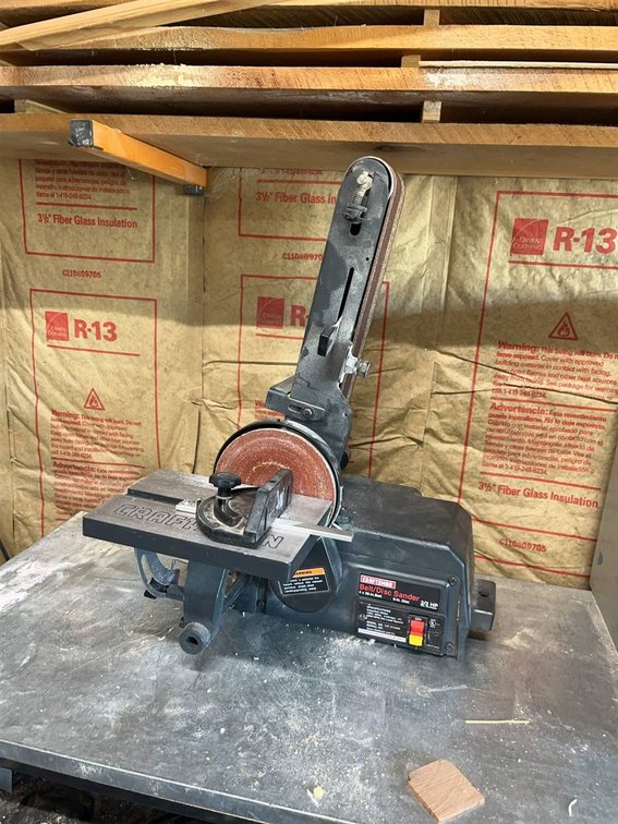 Craftsman Belt/Disc Sander 137.215360 2/3 HP