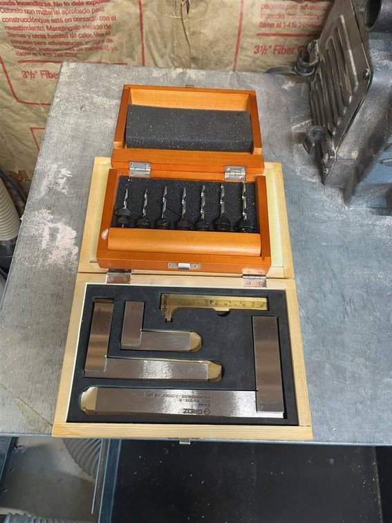 Groz Precision Squares and Countersink Drill Set