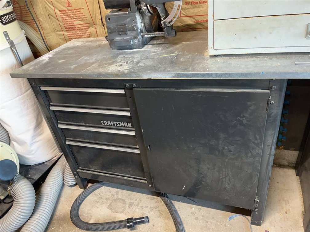 Craftsman Metal Toolbox 48W 33H 20.5D With Metal Top