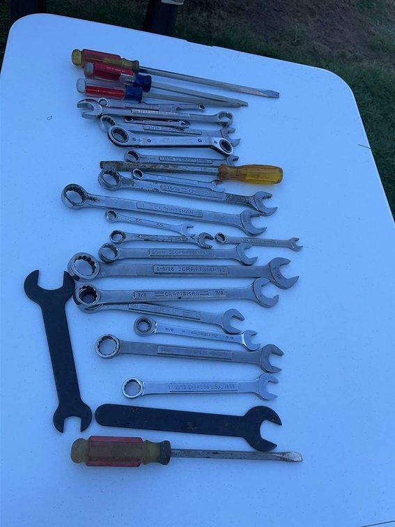 Lot Craftsman Wrenches and Screwdrivers