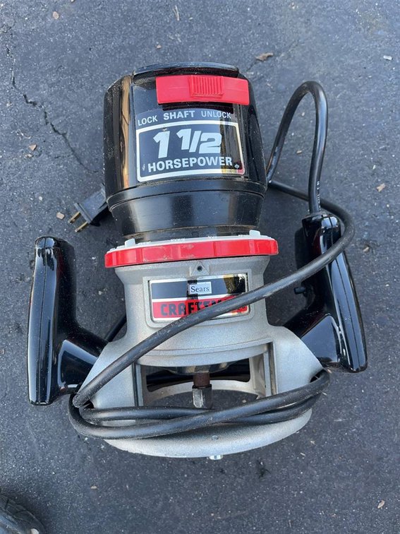 Craftsman 1-1/2 HP Router Model 315.17491 Works