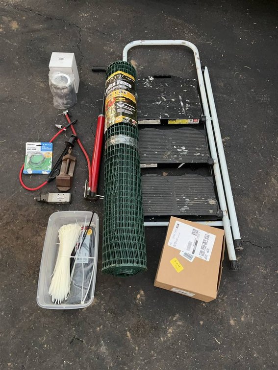 Tools, Garden Fence, and Schlage Lock