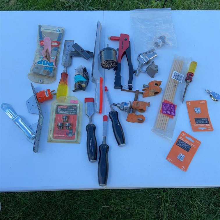 Hand Tools and Hardware Lot