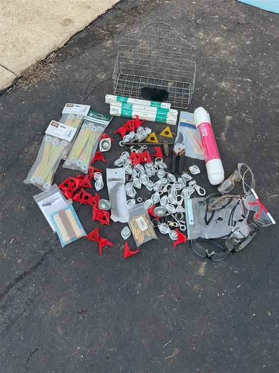 Hardware, Tools, Brackets, And Safety Gear