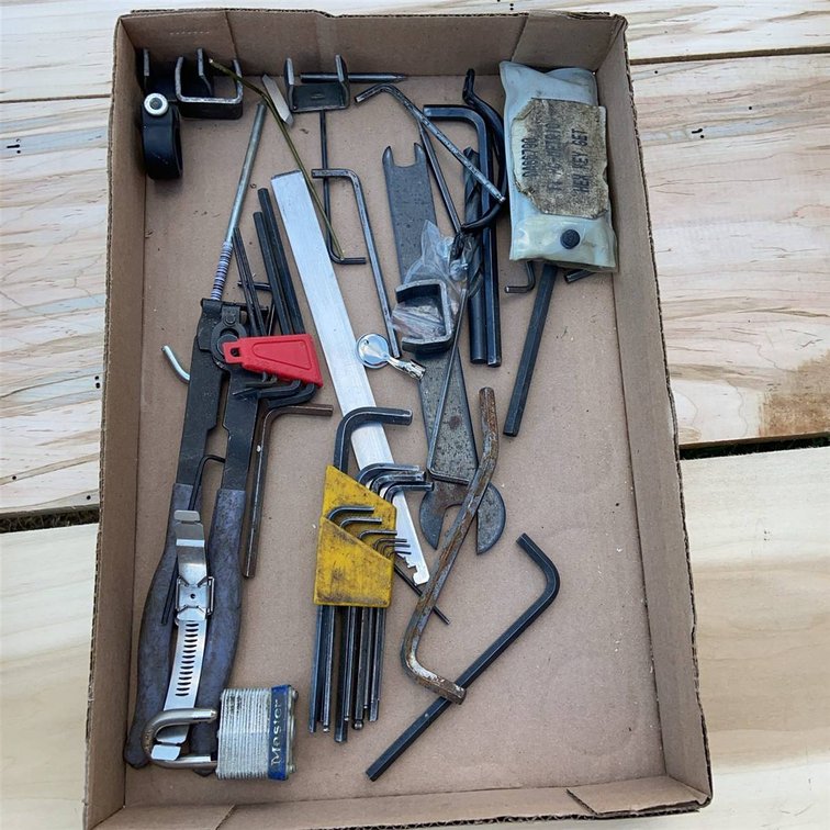 Hand Tool Lot With Hex Keys & Wrenches