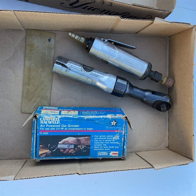 2 Pneumatic Tools & Campbell Hausfeld Die Grinder