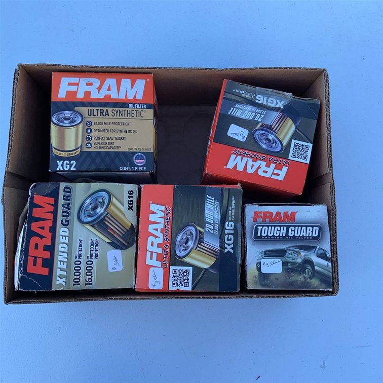 FRAM Oil Filter Lot XG2 XG16 Tough Guard