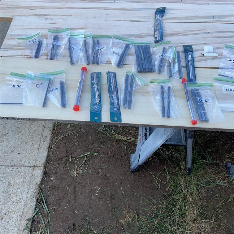 Drill Bits and Reamers, Mixed Sizes