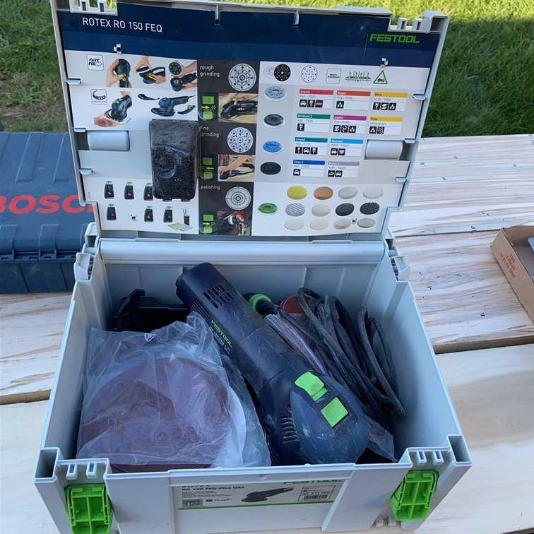 Festool RO 150 FEQ Geared Eccentric Sander Kit