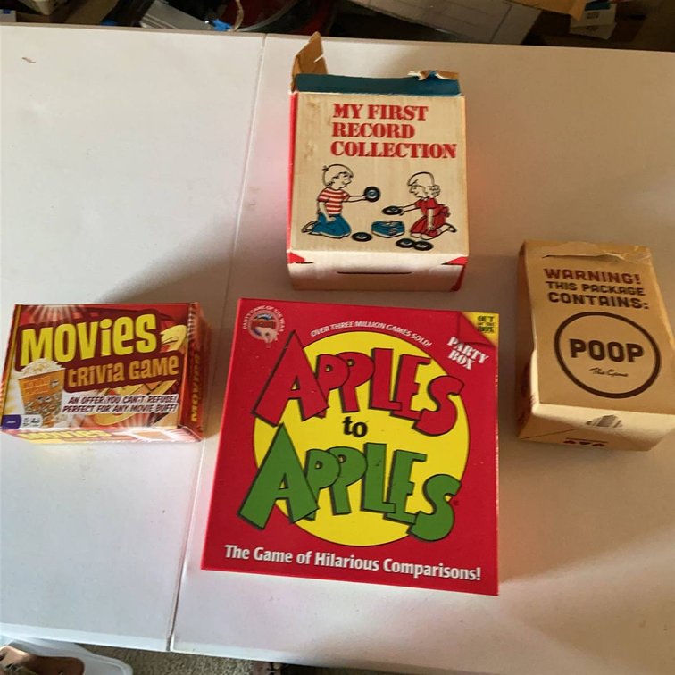 Board And Card Games With Children's Record Set
