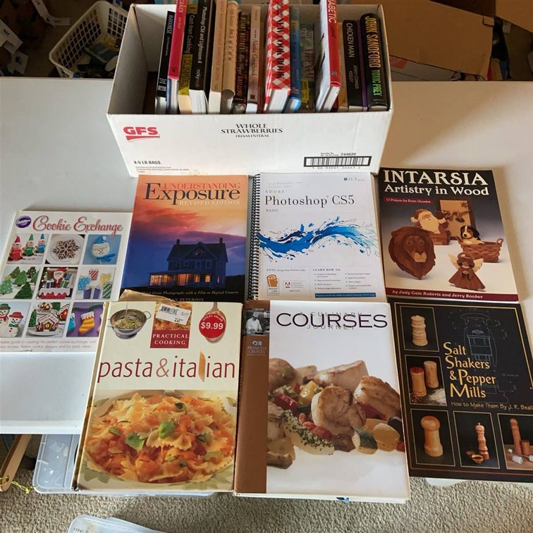 Cookbooks, DIY, and Art Reference Books