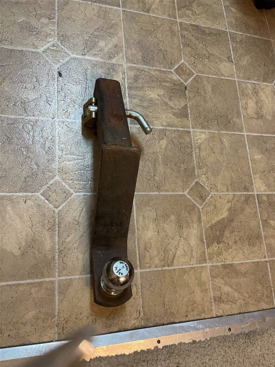 Trailer Hitch Ball Mount With Lock, No Key