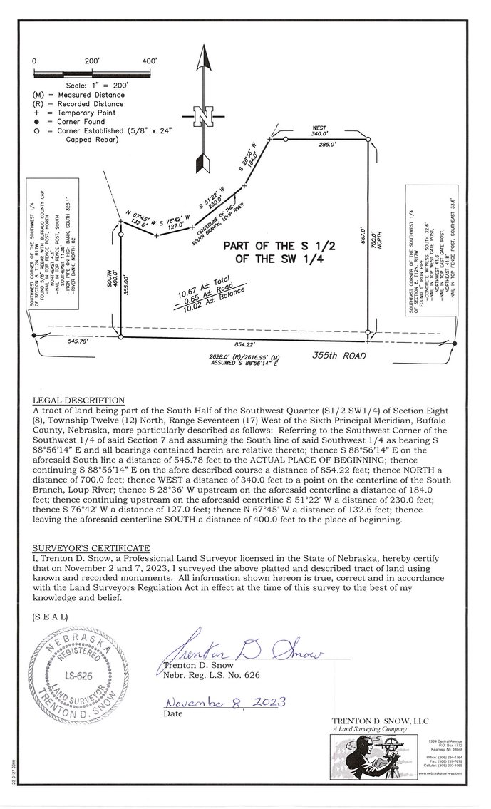Image for 10+/- Acres in Buffalo County, NE