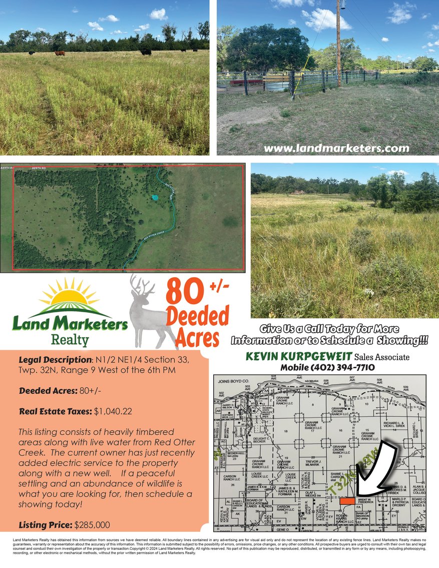 Image for 80+/- Acres in Northeastern Holt County, NE