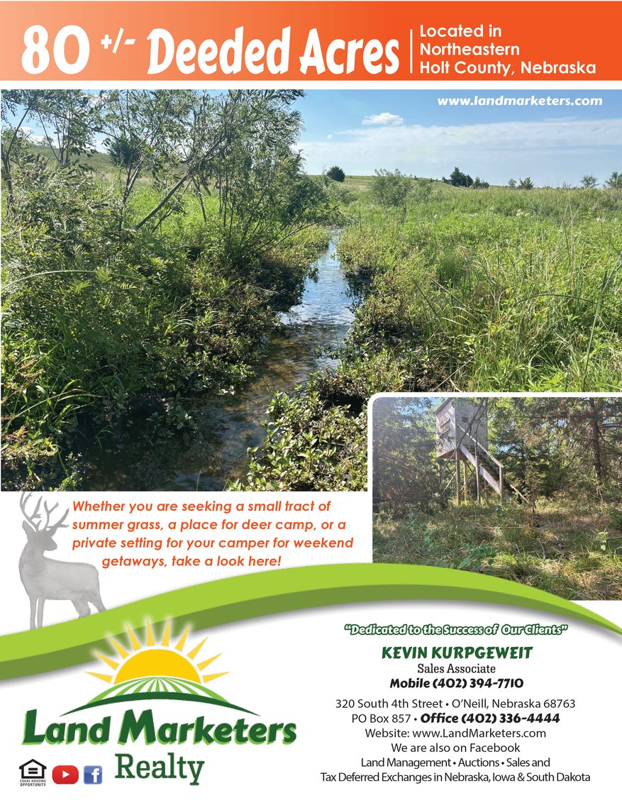 Image for 80+/- Acres in Northeastern Holt County, NE