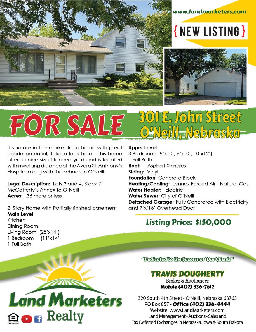 Image for 301 East John Street - O'Neill, Nebraska