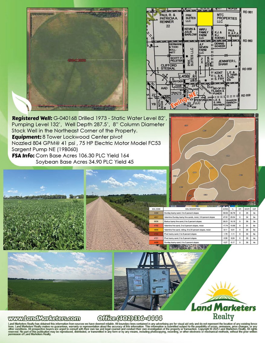 Image for 160+/- Acres in Holt County, NE North of Ewing