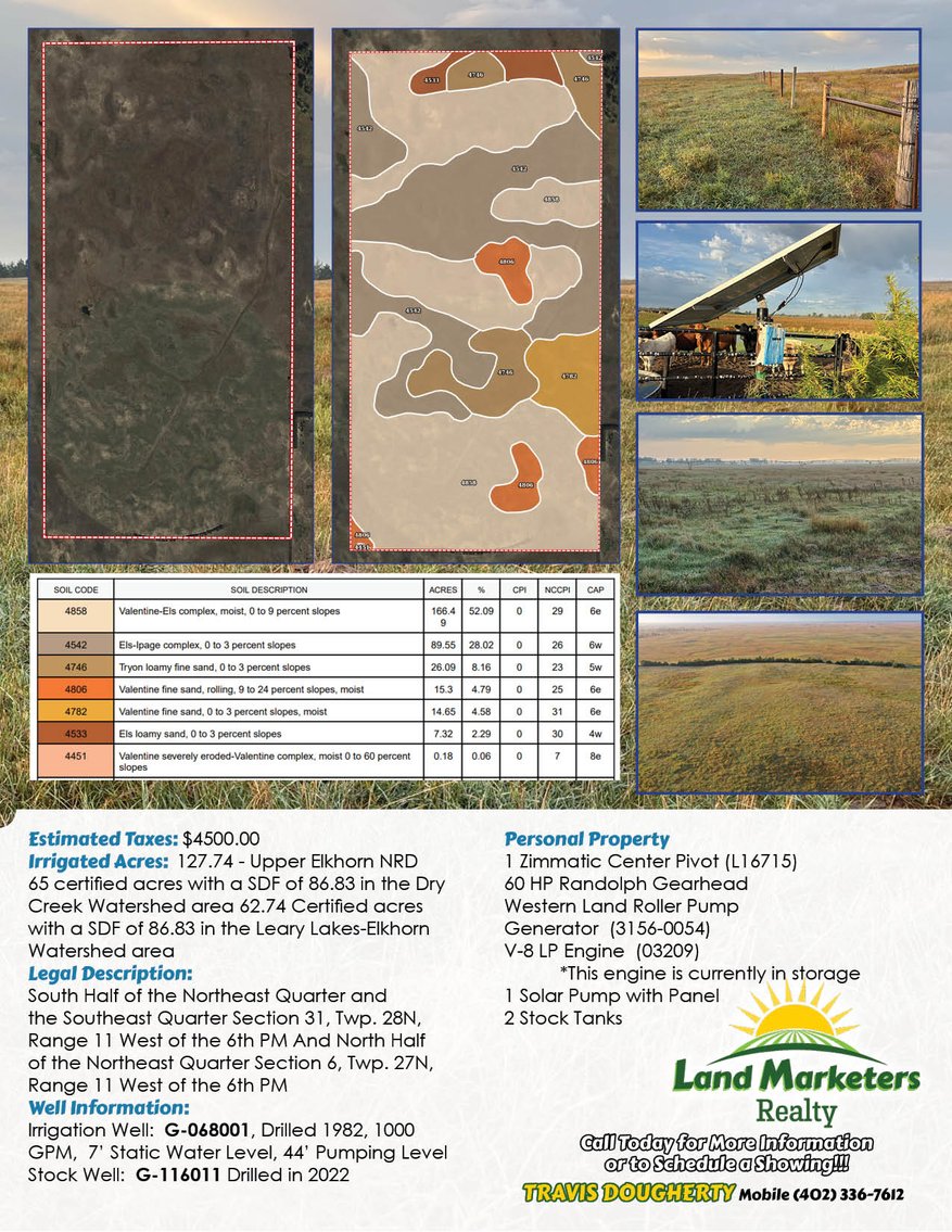 Image for 320+/- Acres located approx. 7 miles South of O'Neill, NE