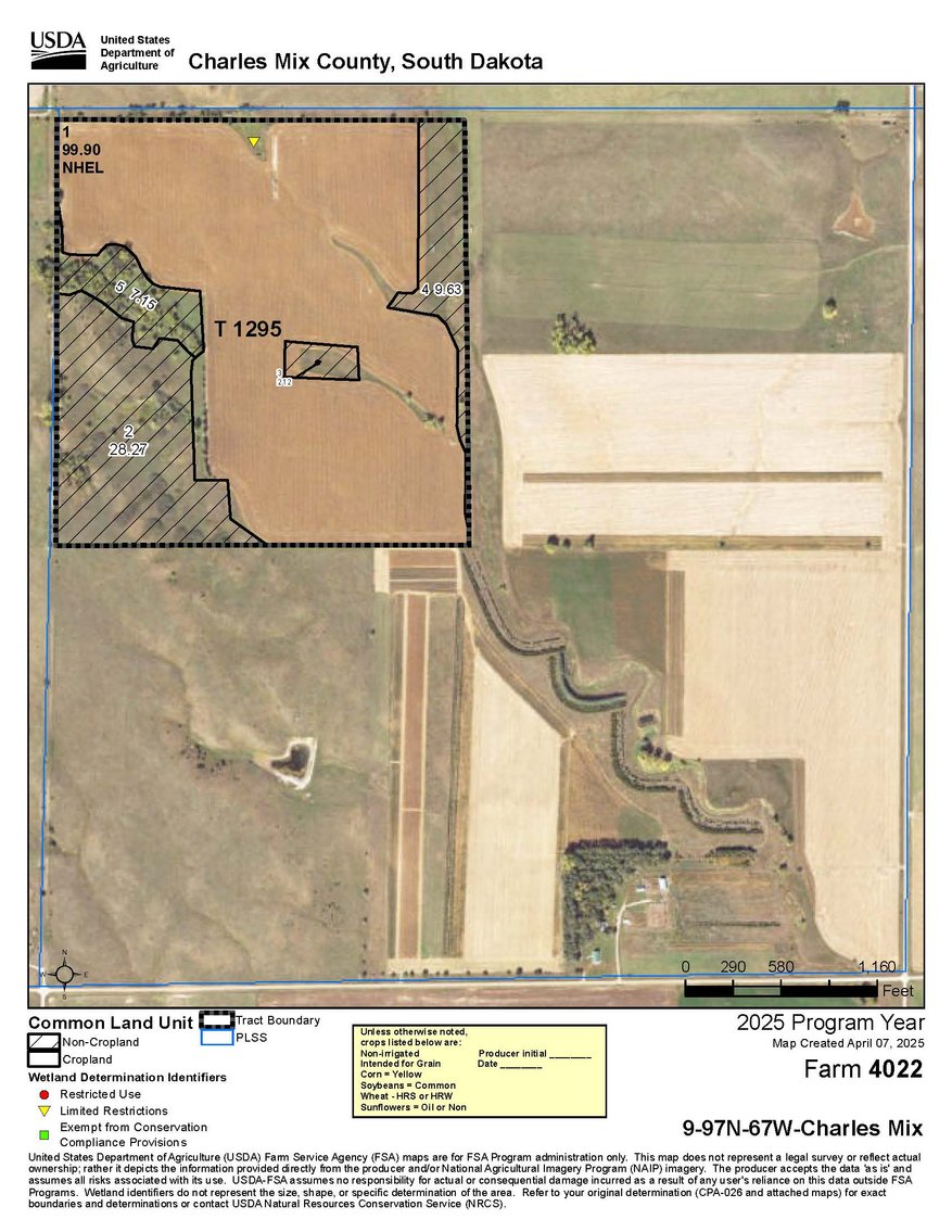 Image for 160+/- Acres in Charles Mix County, South Dakota >>>Online ONLY Real Estate Auction