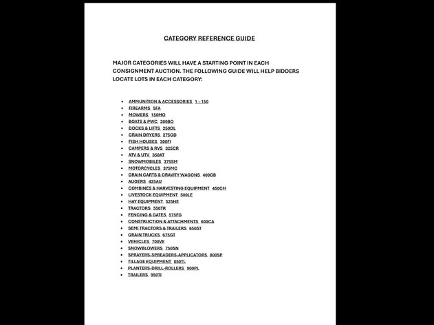 Image for March 2026 Online Only Consignment Auction