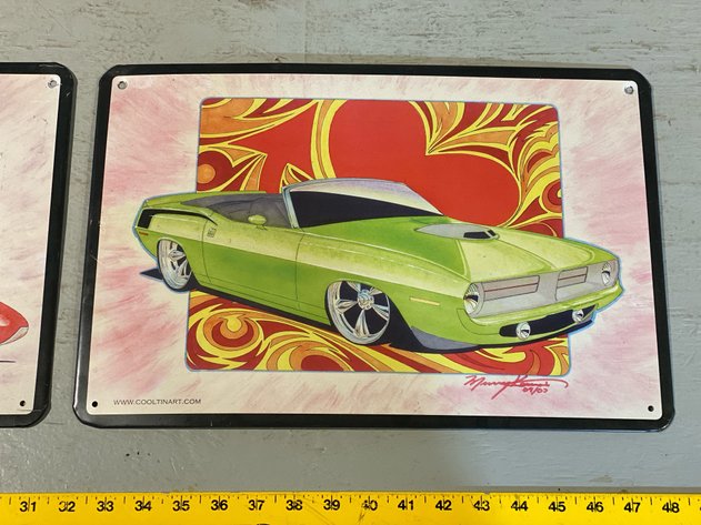 Image for TIN CAR SIGNS