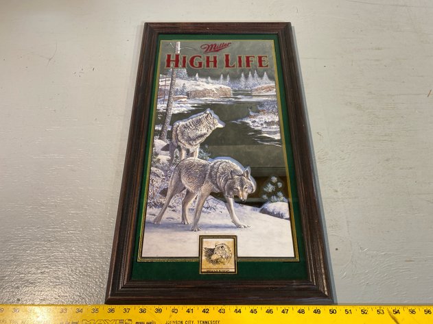 Image for MILLER WOLVES REFLECTIVE SIGN