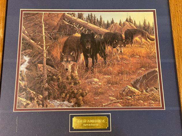 Image for WOLF ART PRINT