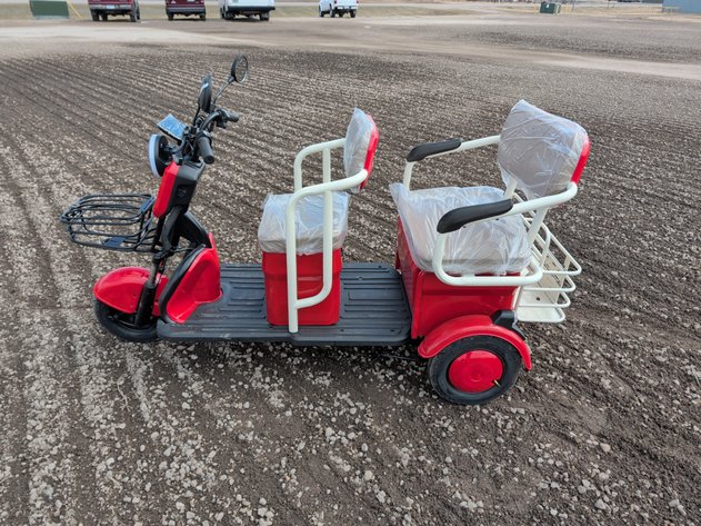 Image for IRGC40 COMPACT 60V ELECTRIC THREE-WHEELED MINI GOLF CART AND UTILITY SCOOTER