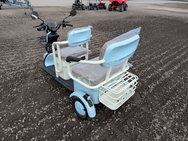 Image for IRGC40 COMPACT 60V ELECTRIC THREE-WHEELED MINI GOLF CART AND UTILITY SCOOTER