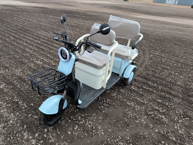 Image for IRGC40 COMPACT 60V ELECTRIC THREE-WHEELED MINI GOLF CART AND UTILITY SCOOTER