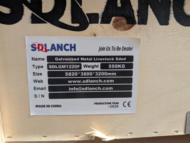 Image for LIVESTOCK METAL SHED