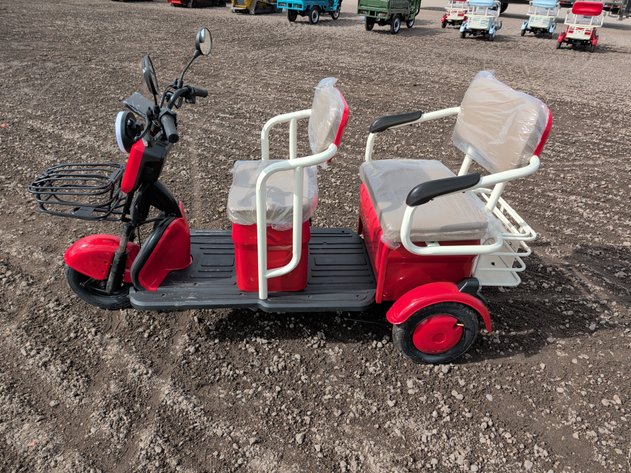 Image for IRGC40 COMPACT 60V ELECTRIC THREE-WHEELED MINI GOLF CART AND UTILITY SCOOTER