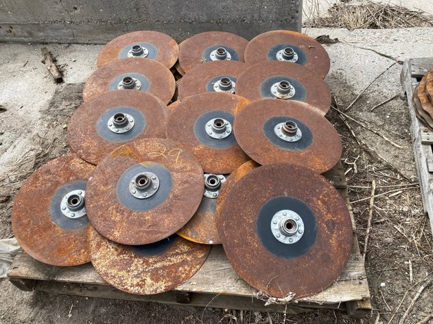 Image for PALLET OF SEED DISC OPENERS
