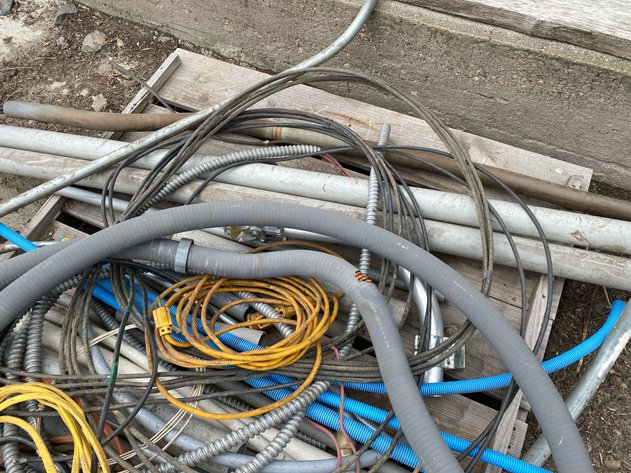 Image for PALLET OF CONDUIT AND WIRE
