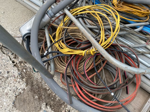 Image for PALLET OF CONDUIT AND WIRE