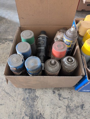 Image for VARIOUS AEROSOL CANS