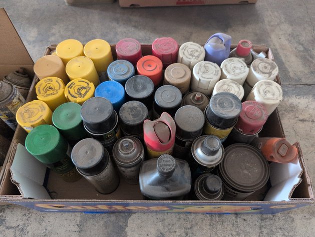 Image for VARIOUS AEROSOL CANS