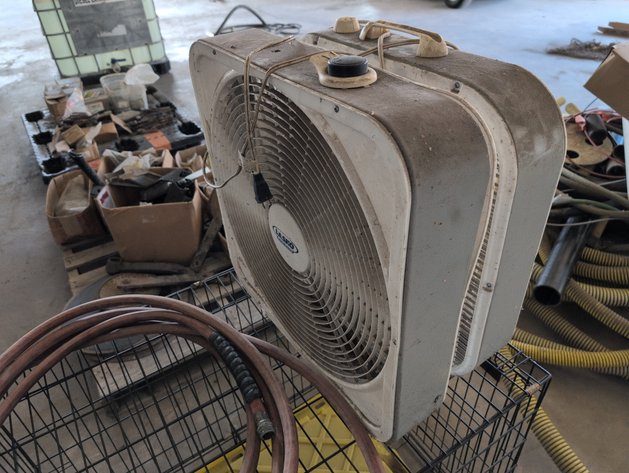 Image for FANS, DOG CRATE, AND HOSE